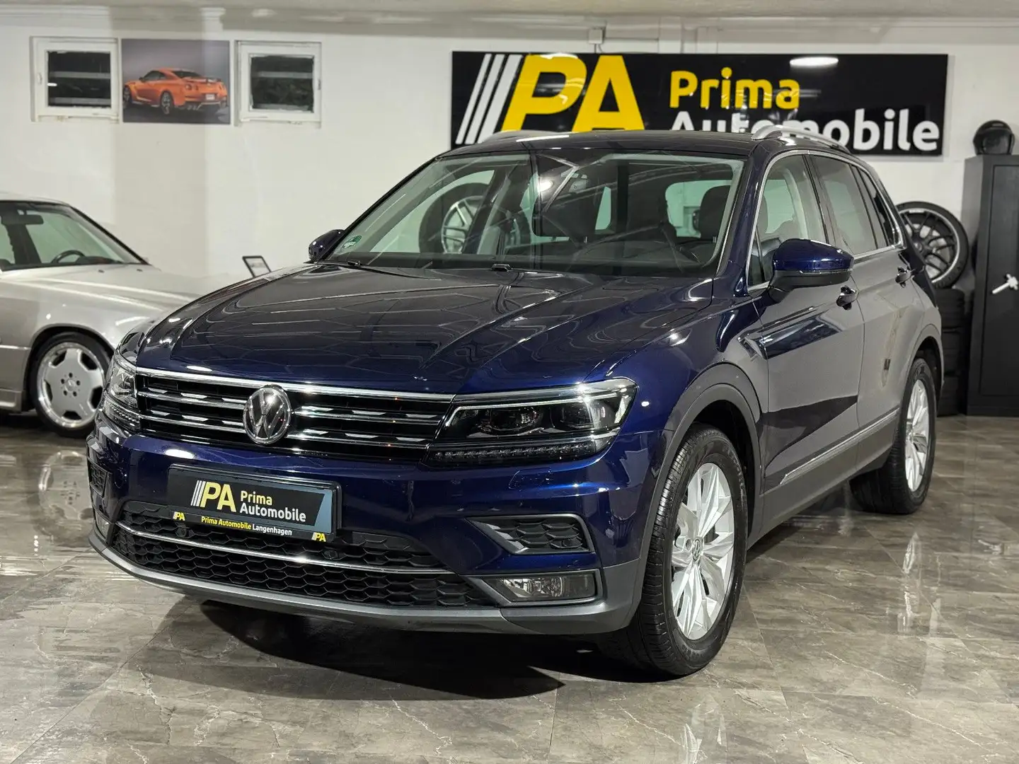Volkswagen Tiguan 2.0 TDI Highline DSG Virtual ACC HUD Totw Blau - 1