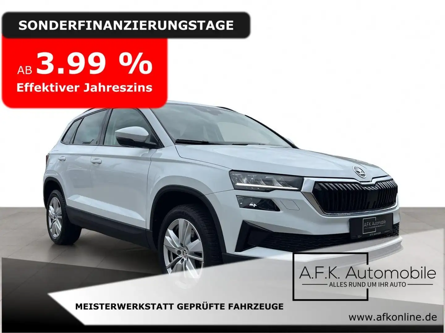 Skoda Karoq 1.5 TSI DSG | SELECTION | ACC | LANE+SIDE Weiß - 1