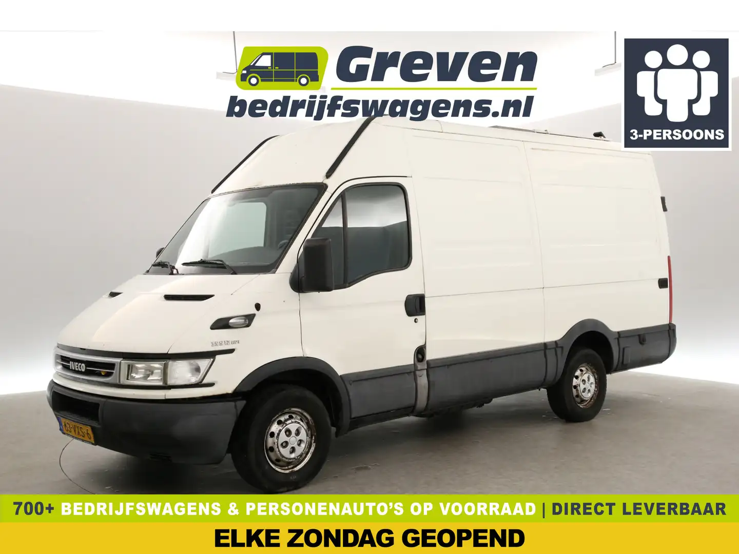 Iveco Daily 35S12V 330 L2H2 | 3-Zits | Trekhaak | Elektrpakket Wit - 1
