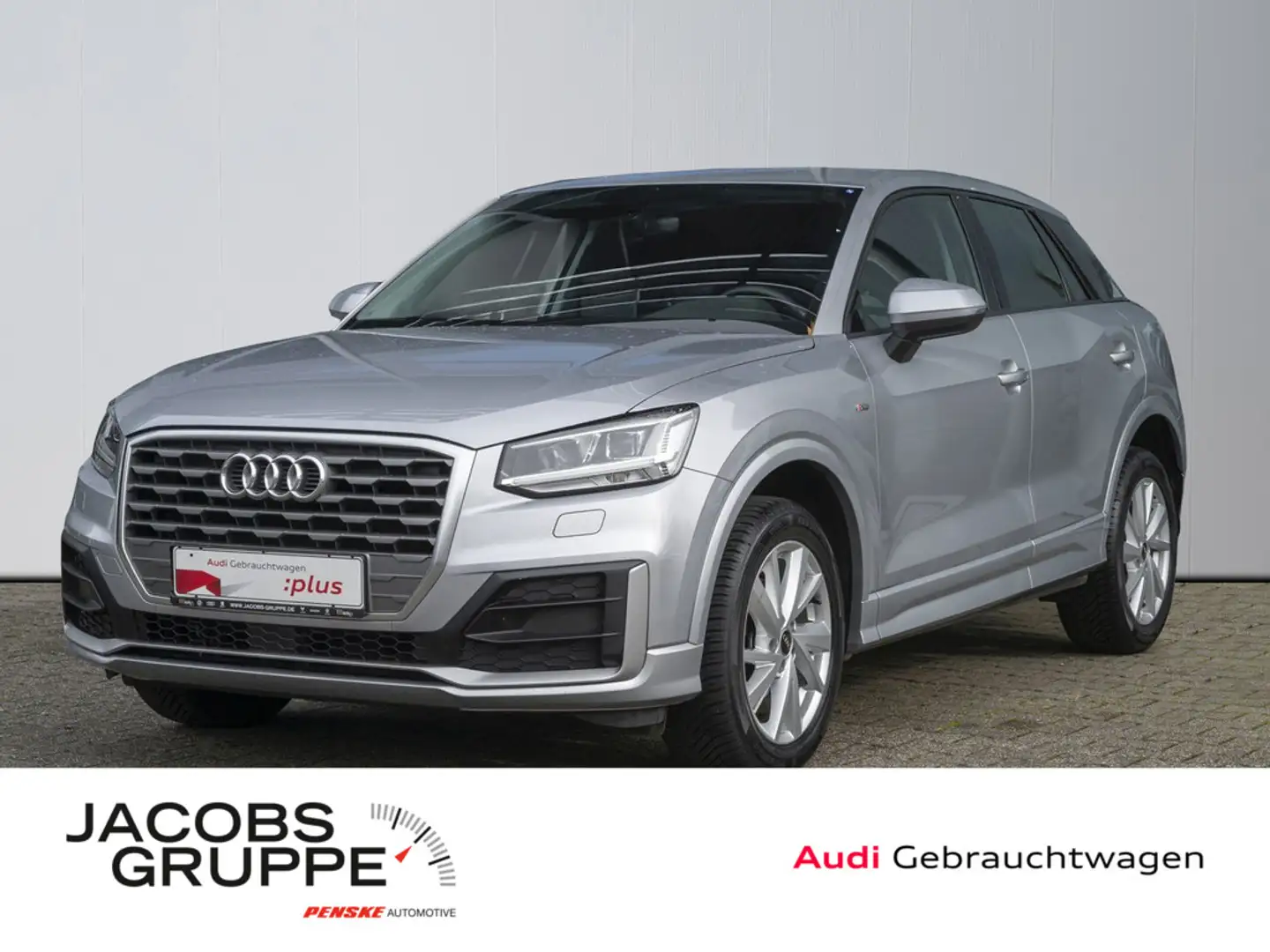 Audi Q2 35 TFSI design LED,AHK,RFK,SHZ Plateado - 1