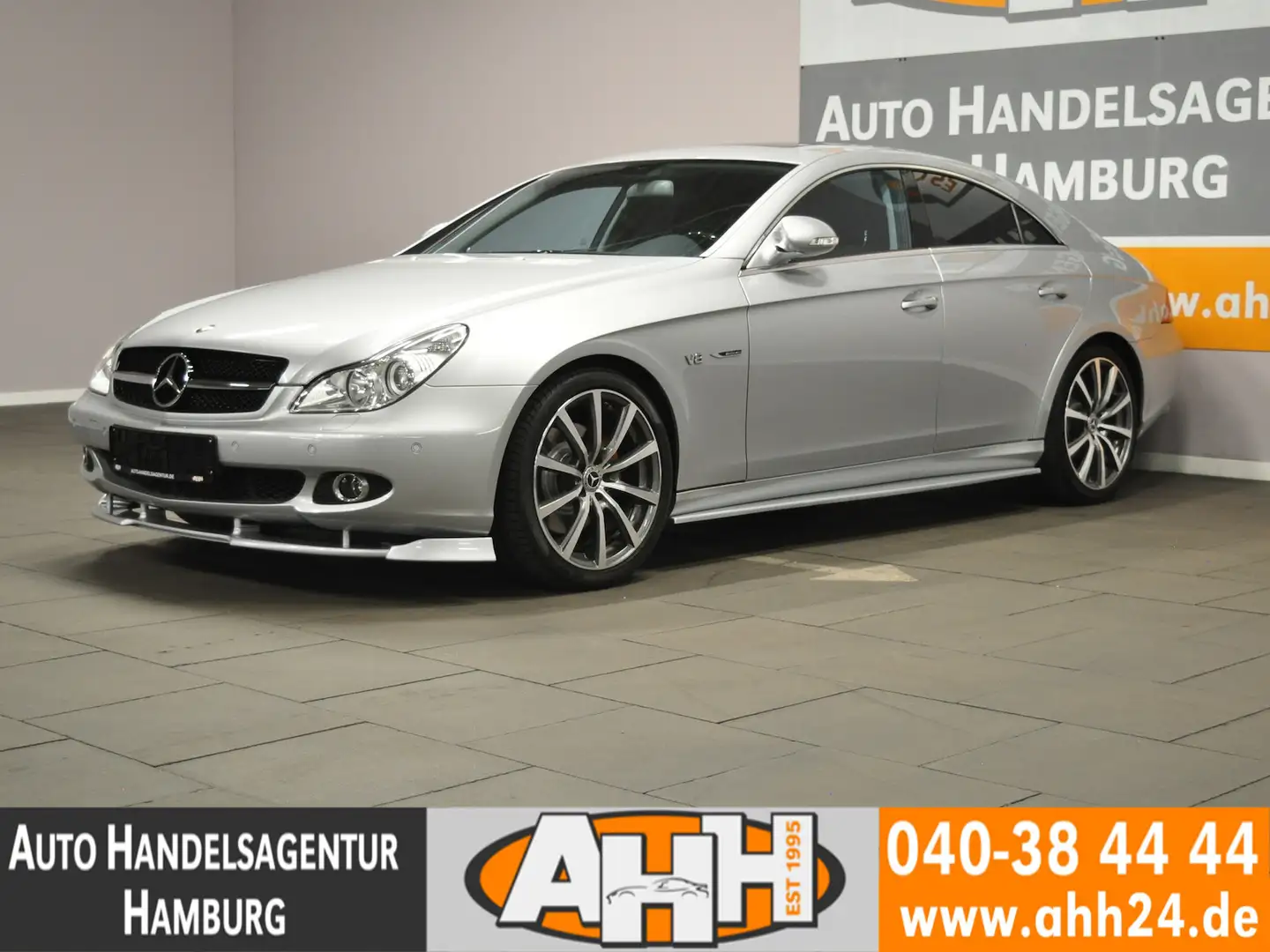 Mercedes-Benz CLS 500 AMG GSD|AIR|SITZKLIMA|SH|19Z|79TKM|2HD!! srebrna - 1