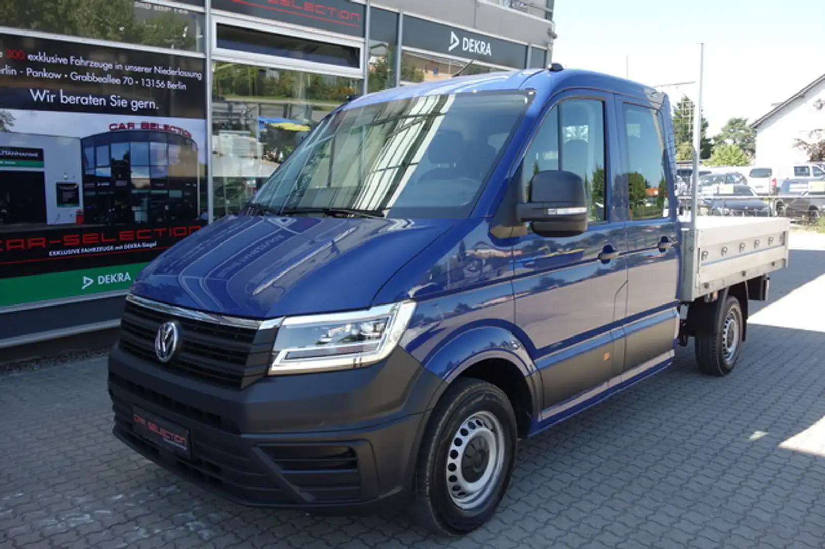 Volkswagen Crafter 35 Pritsche DoKa LED/DSG/KLIMA/6SITZ/AHK Bleu - 1