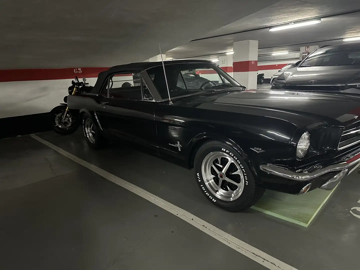 Ford Mustang v8 289 Cabrio Fekete - 2