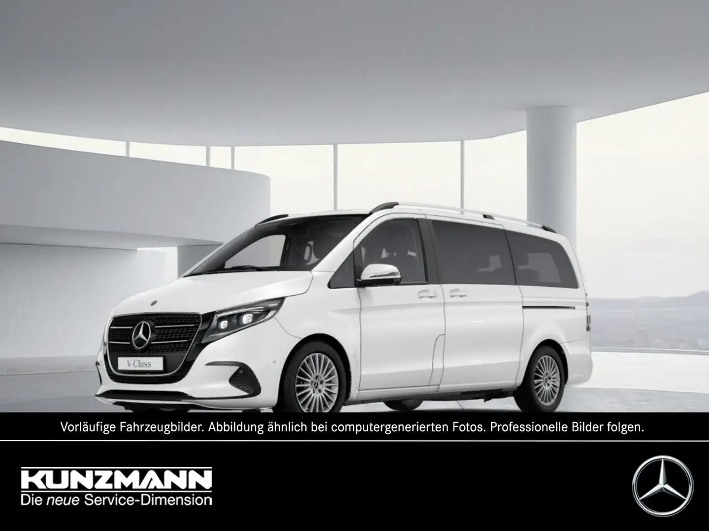 Mercedes-Benz V 250 d STYLE Lang Navi AHK Distronic EasyPack Weiß - 1