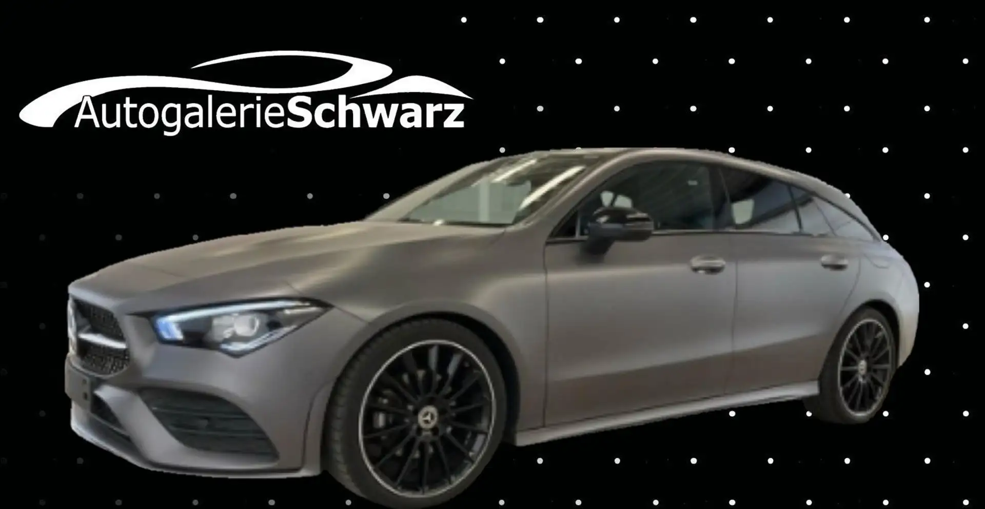 Mercedes-Benz CLA 180 7G AMG NIGHT MAGNO LEDER DAB AMBT 19" Grijs - 1