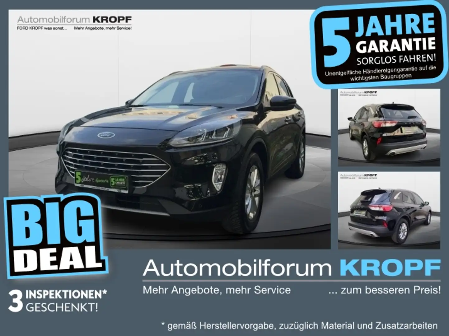 Ford Kuga 2.5 Duratec PHEV Titanium Navi+SHZ+Winterp. Negro - 1