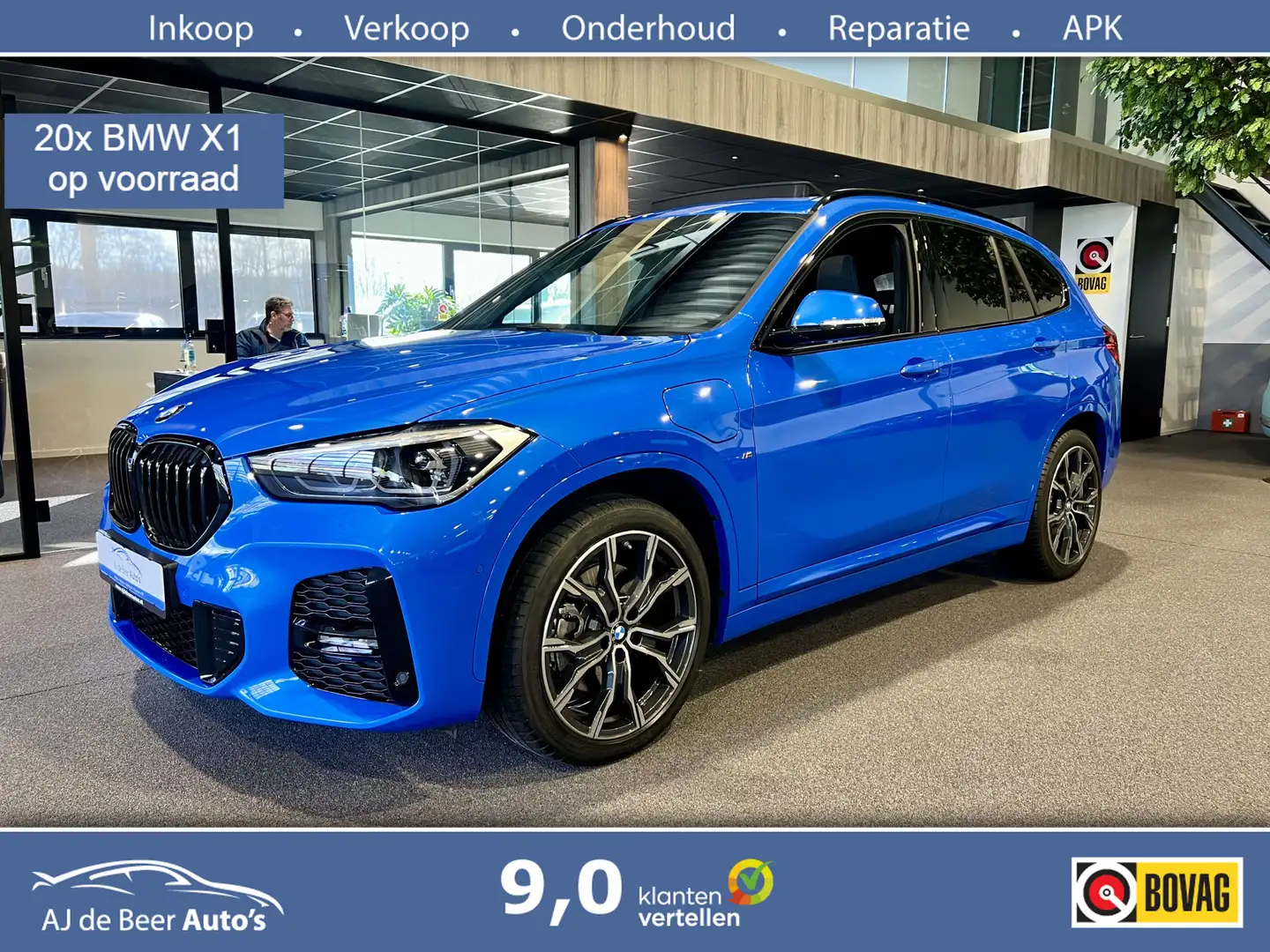 BMW X1 xDrive25e Executive M-Sport | Panorama | Camera | Blauw - 1