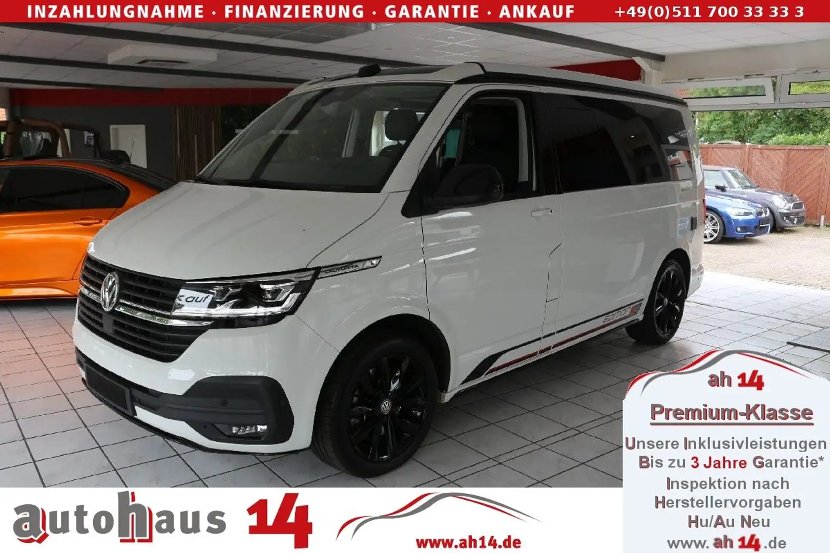 Volkswagen T6 California Beach - Navi-LED-Stanheizung-Voll Blanc - 1