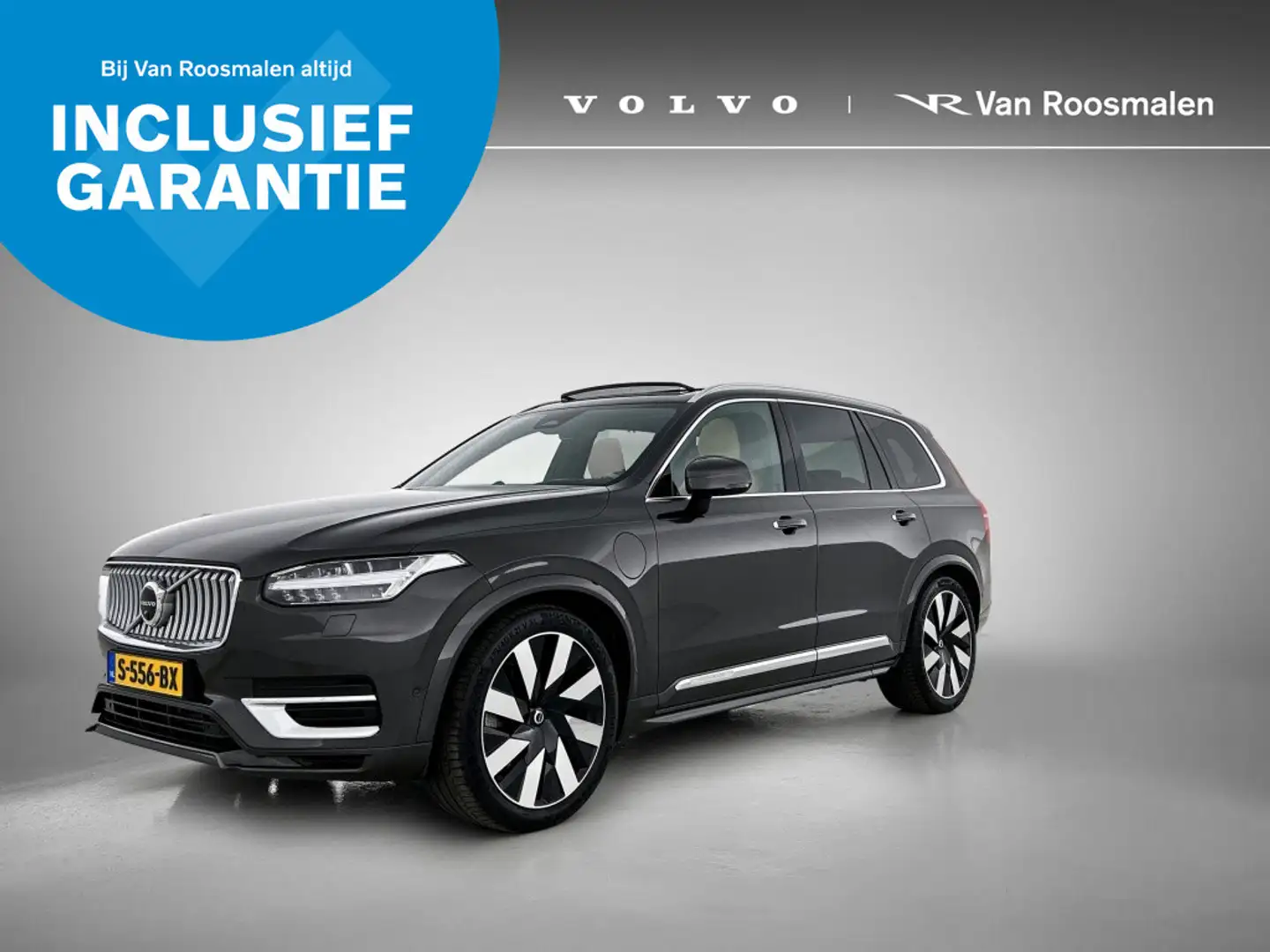 Volvo XC90 2.0 T8 AWD Ultimate Bright | Luchtvering | Leder | Gris - 1