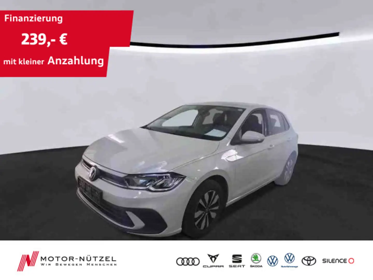 Volkswagen Polo 1.0 MPI MOVE LED+APP+SHZ+2xPDC+MFL+LM 16" Grau - 1
