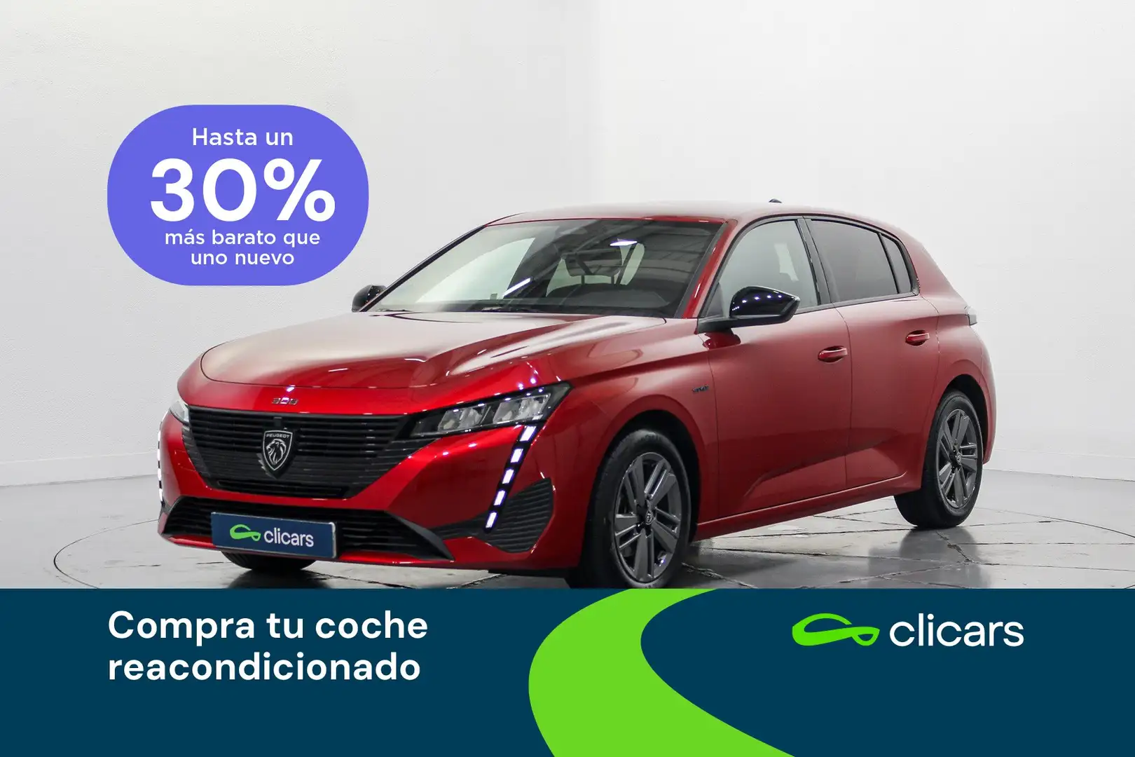 Peugeot 308 1.2 PureTech S&S Style EAT8 130 Rouge - 1