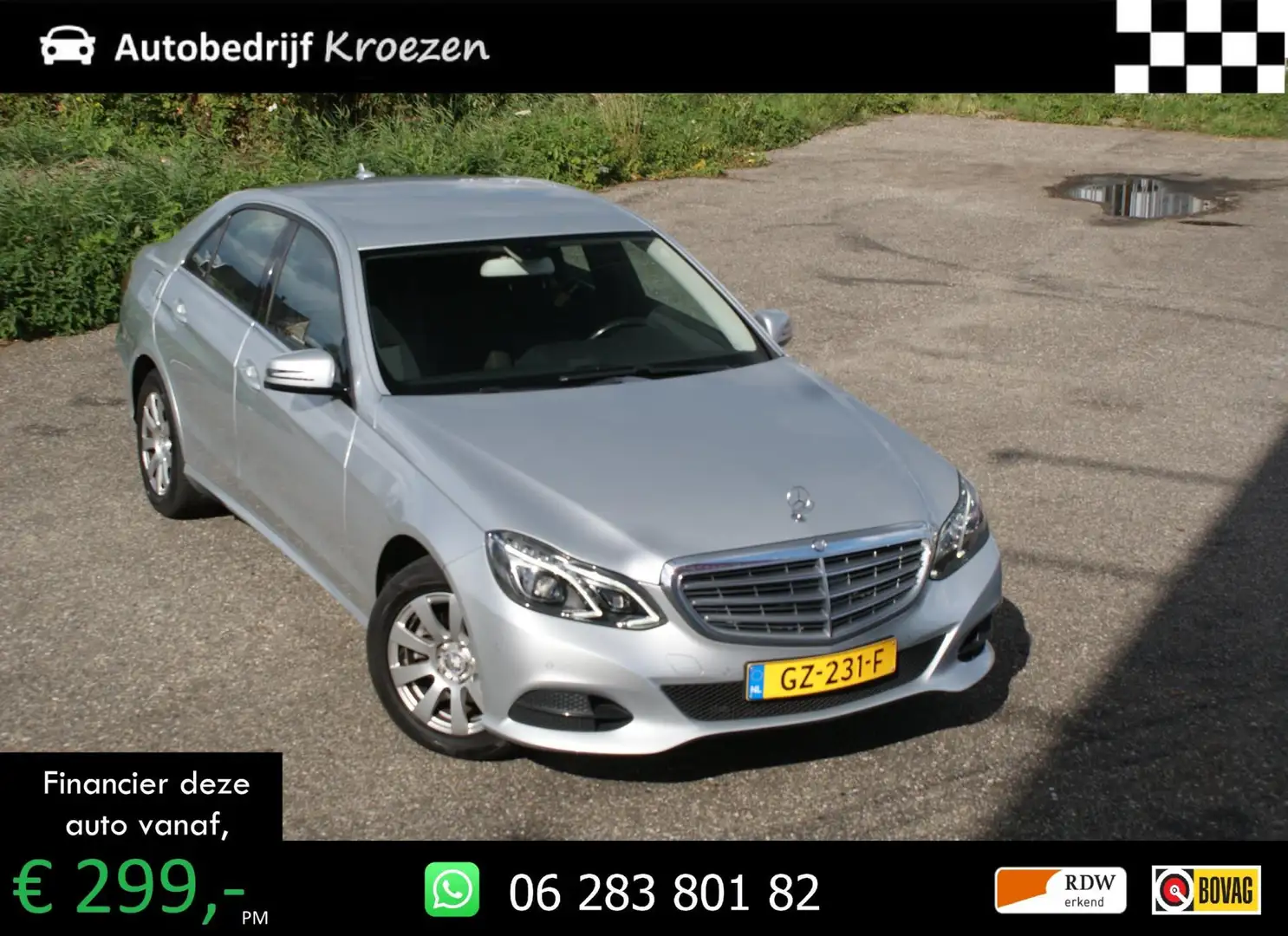 Mercedes-Benz E 200 BlueTEC Ambition | Org NL Auto | Van 2e Eig | Gris - 1