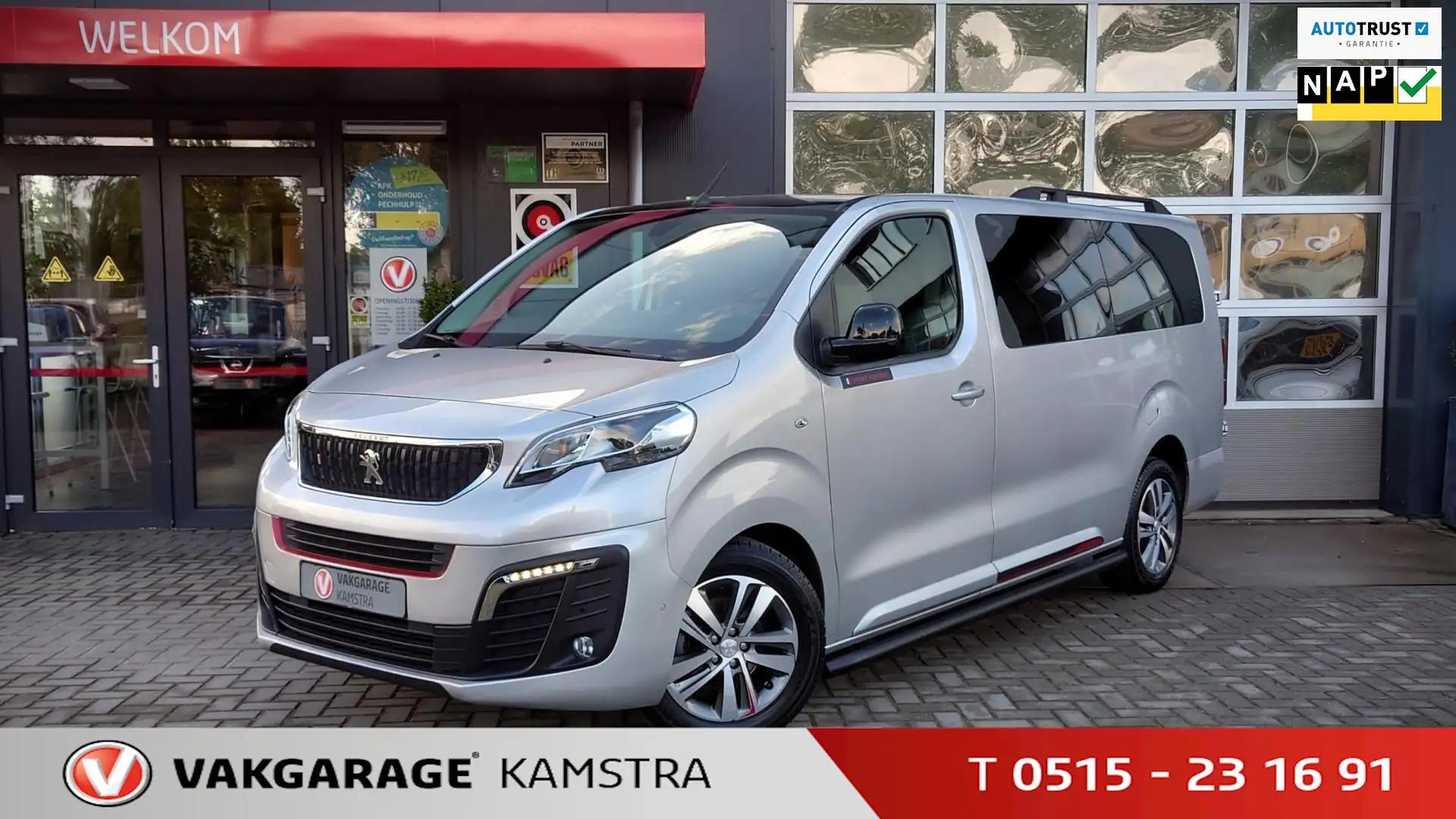 Peugeot Expert 2.0 BlueHDI Sport Ed. 180PK NAP/DAB+/Navi/Cam Gris - 1