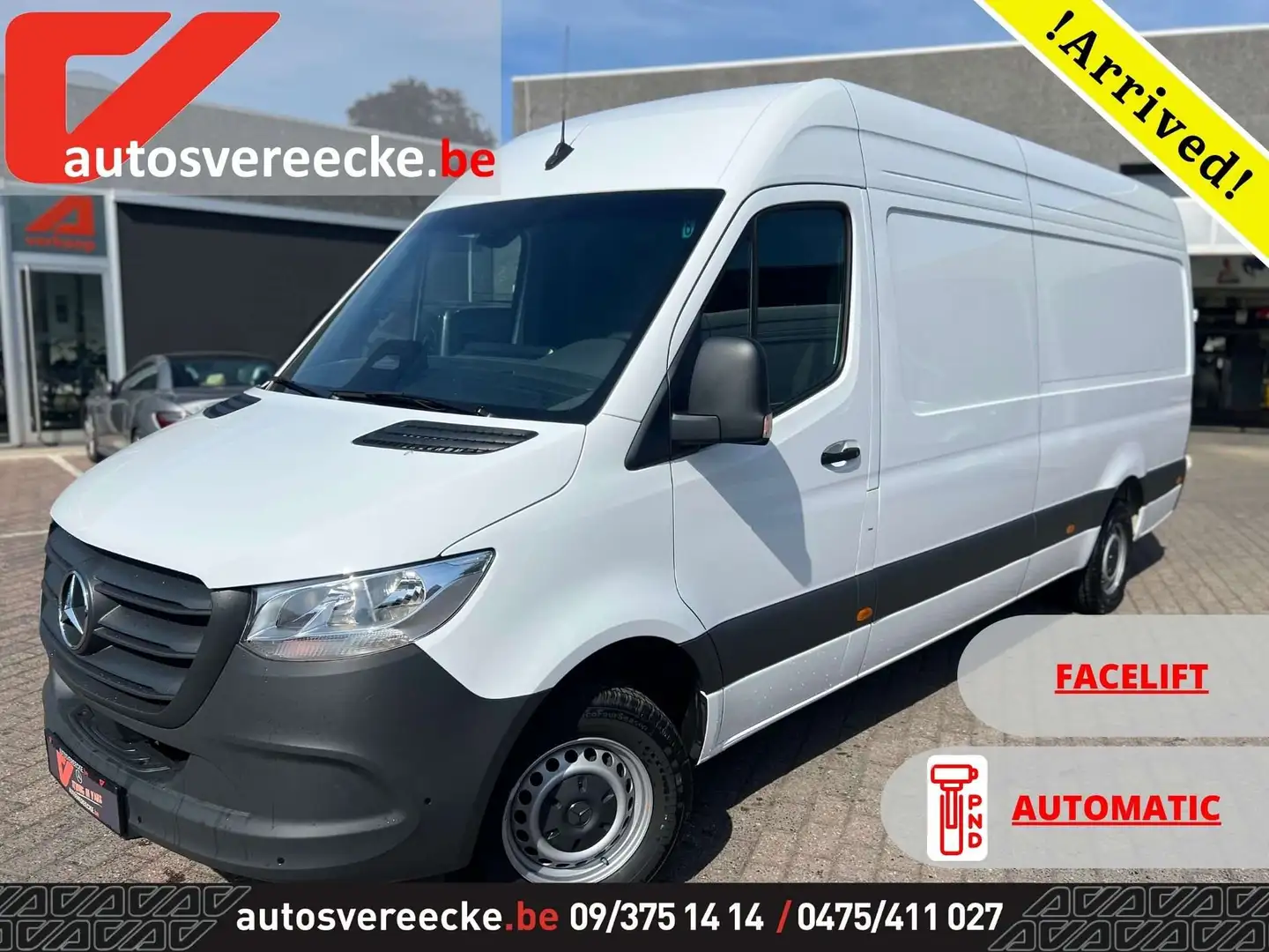 Mercedes-Benz Sprinter 317 L3H2 PRO (38.250ex) FACELIFT CAMERA 11\ MBUX Blanc - 1