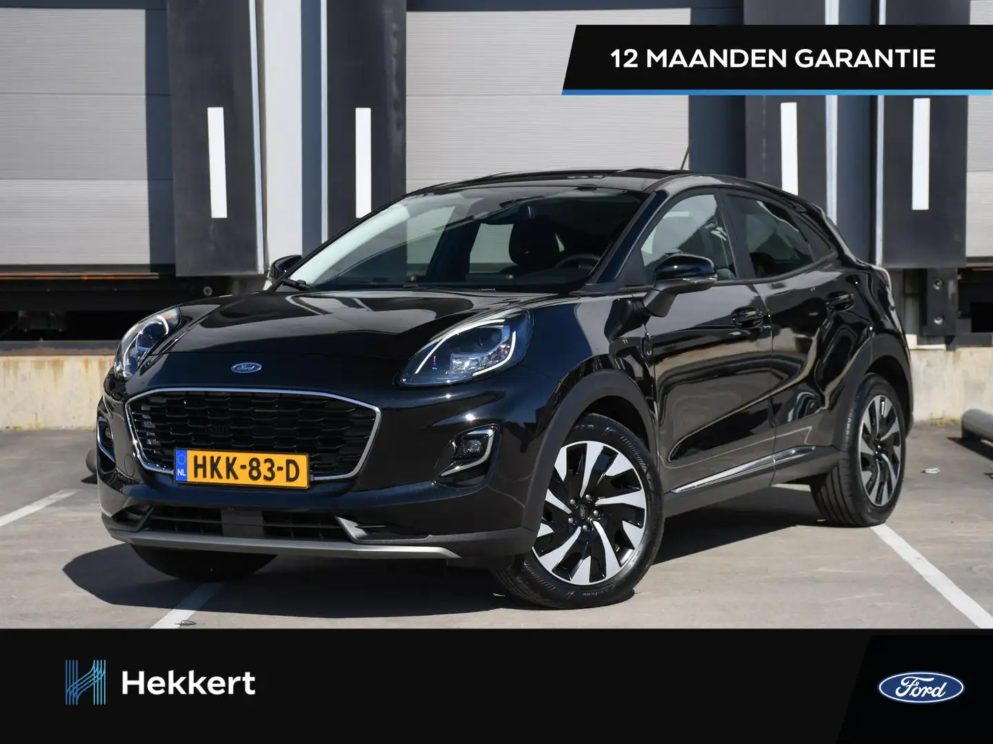Ford Puma Titanium 1.0 EcoBoost Hybrid 125pk Automaat PDC AC Zwart - 1