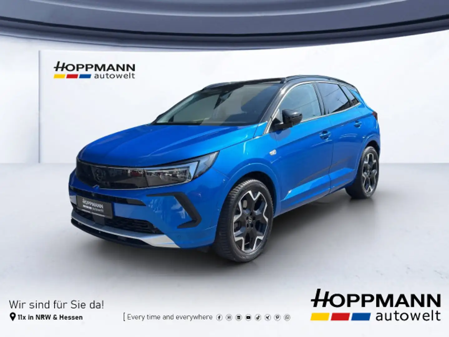 Opel Grandland Hybrid Ultimate Leder PDZ SHZ Navi Blu/Azzurro - 1