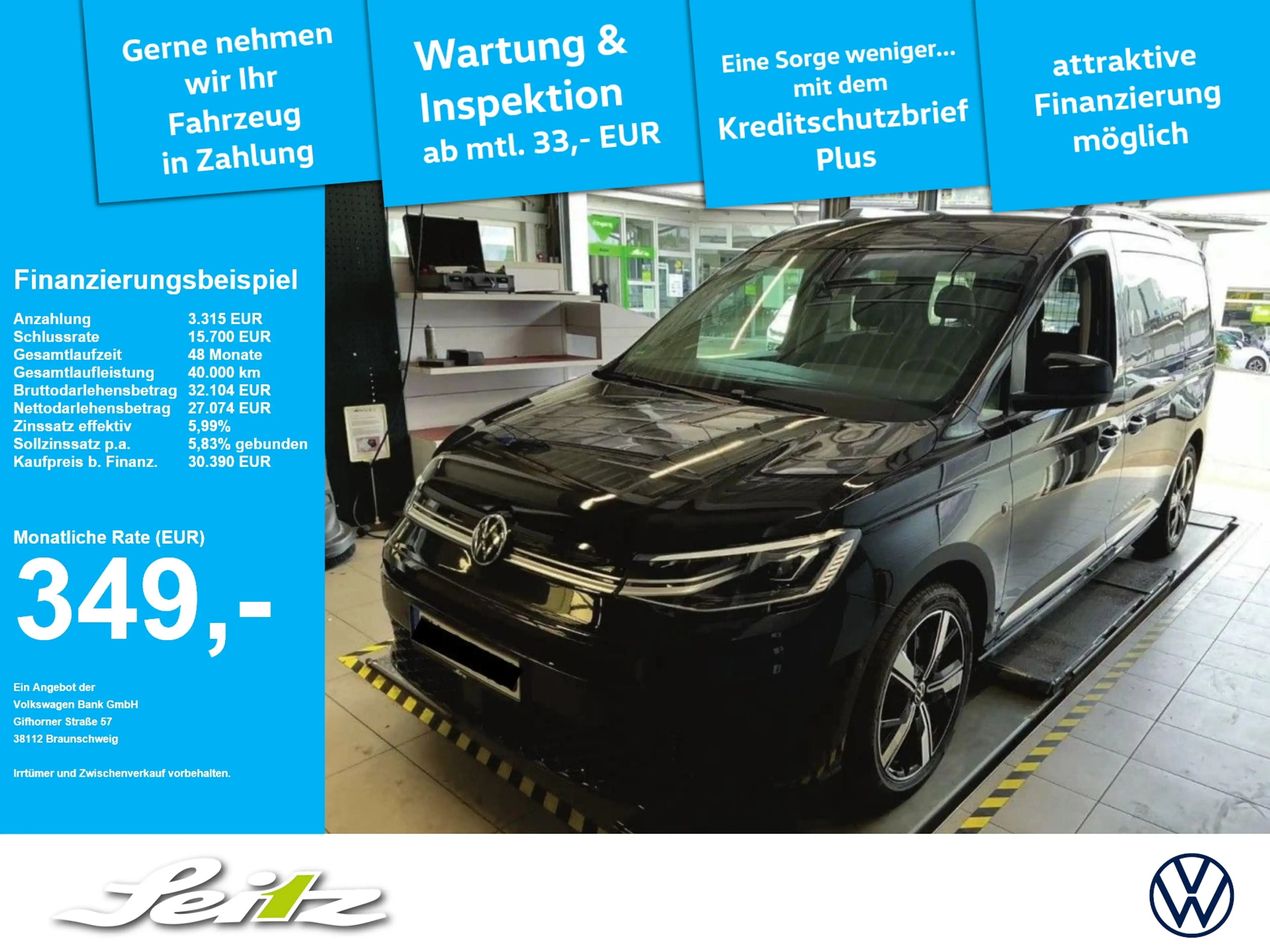 Volkswagen Caddy Maxi 2.0 TDI Style *AHK*STANHZG*KAMERA*