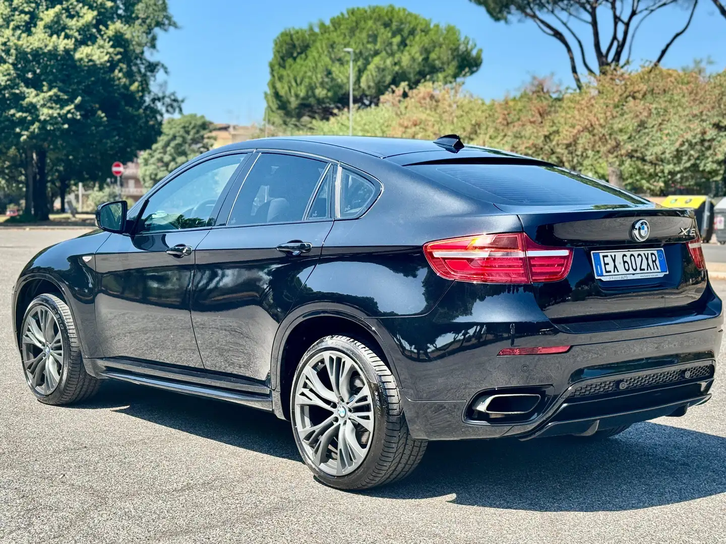 BMW X6 XDRIVE 30D 245CV -STORICO SERVICE COMPLETO- Czarny - 2