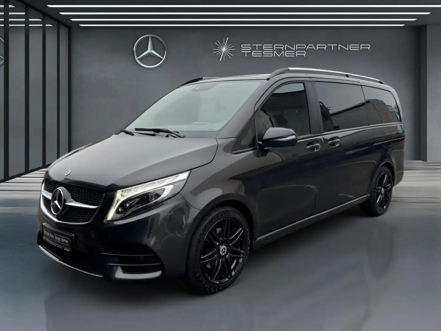 Mercedes-Benz V 300 d AVANTGARDE EDITION Lang AMG AHK2,5to Grau - 1