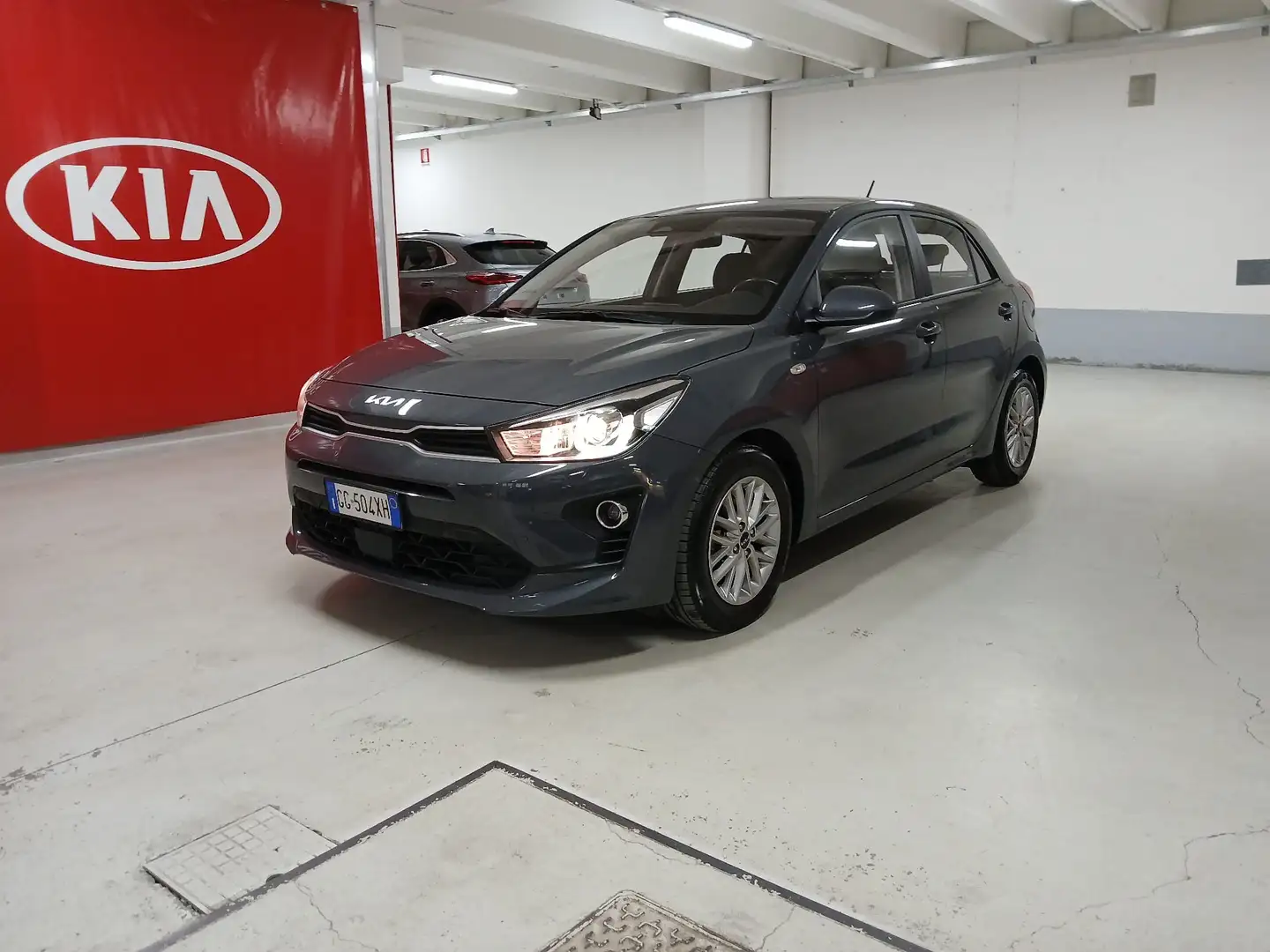 Kia Rio 1.2 ECOGPL Style Grau - 1