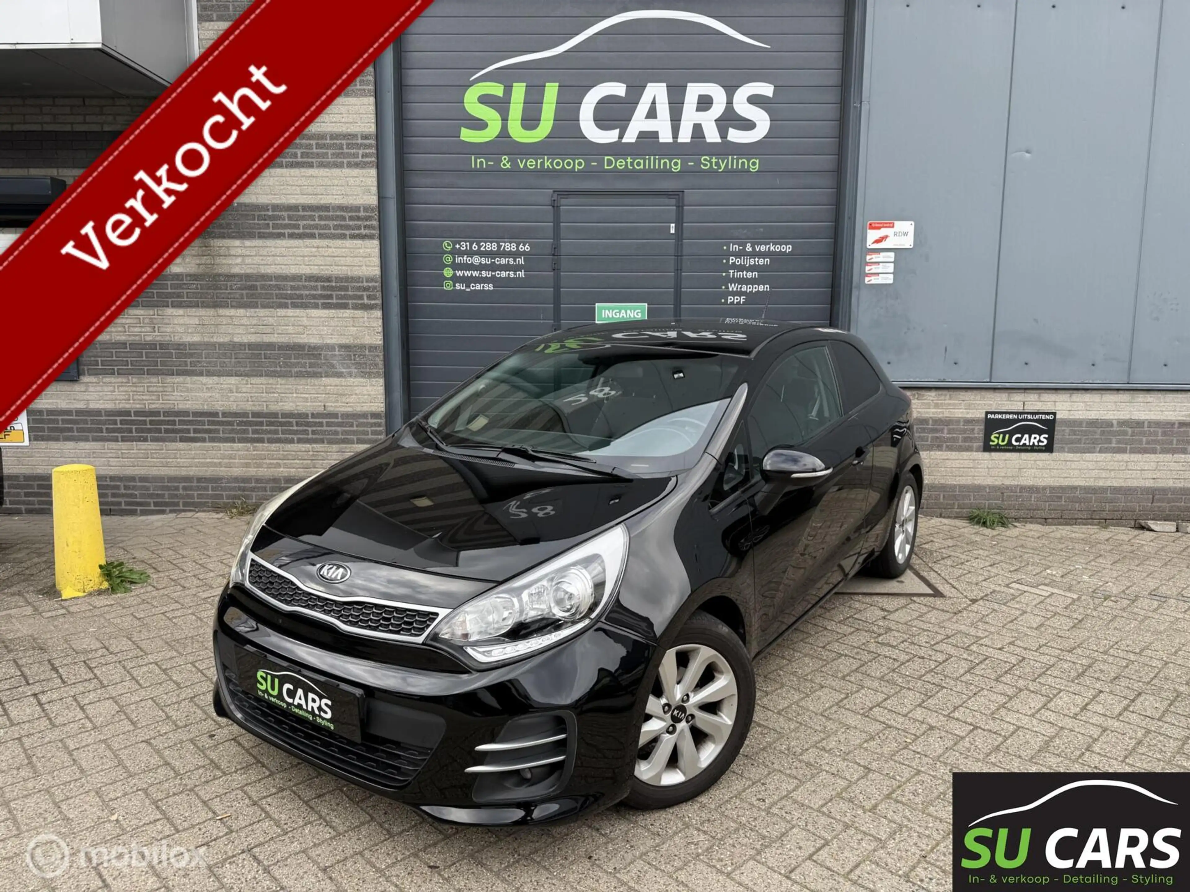 Kia Rio 1.2 CVVT|Camera|Cruise|Stoelverw|Airco|Bluetooth