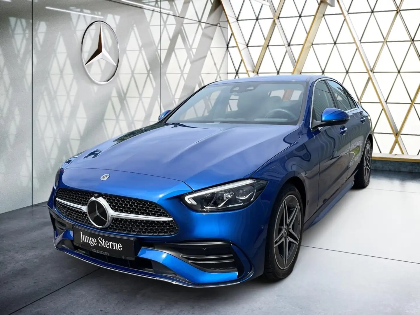 Mercedes-Benz C 200 AMG Distronic*Kamera*Guard*AHK*Pre-Safe*** Blau - 1