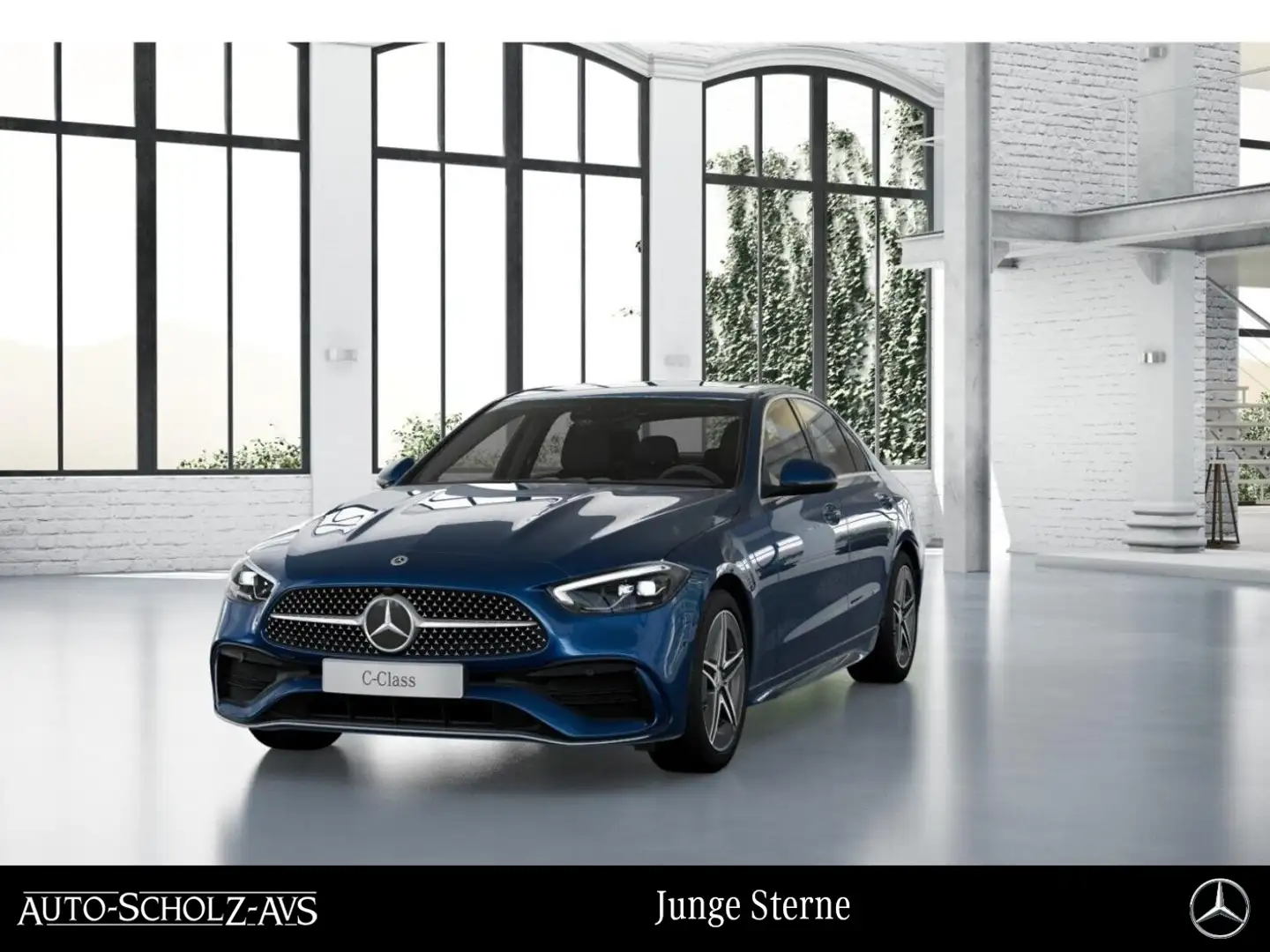 Mercedes-Benz C 200 AMG Distronic*Kamera*Guard*AHK*Pre-Safe*** Blau - 1
