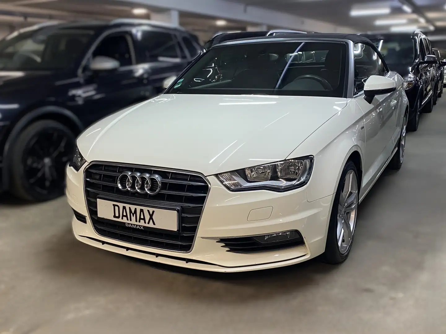 Audi A3 Cabriolet S line Sportpaket*NAVI*LEDER Wit - 1