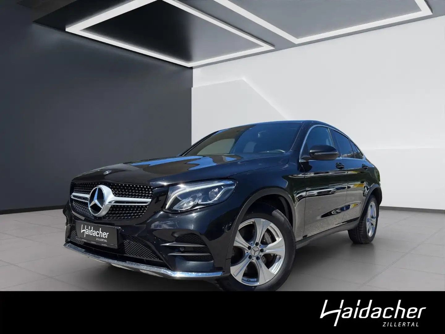 Mercedes-Benz GLC 250 d 4MATIC Coupé AMG MBUX RKam PTS Shz Ambi Schwarz - 1