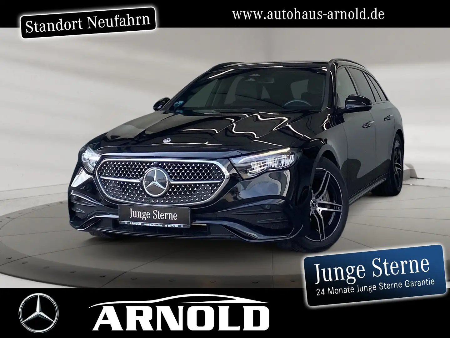 Mercedes-Benz E 220 E 220 T d AMG-Line AHK Night-P. DISTRONIC Navi ! Noir - 1