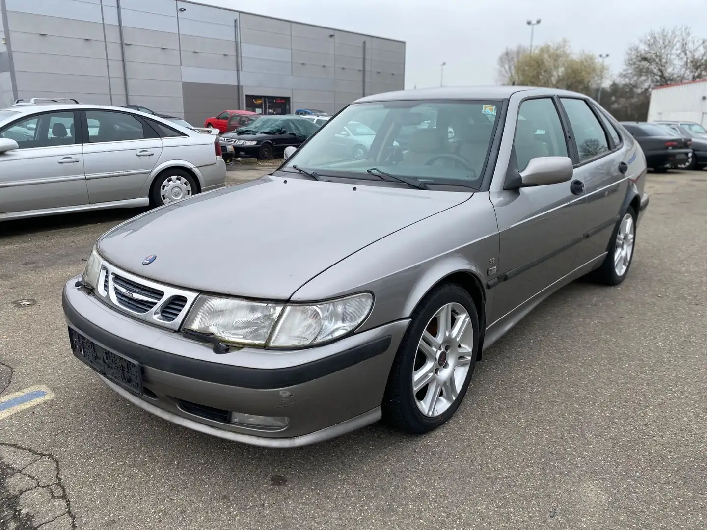 Saab 9-3 2.2 TiD Limo*Leder*Klima*TÜV/AU NEU* Gris - 2