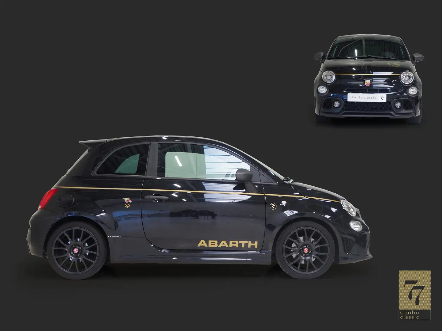 Abarth 595 Scorpio Nero Schwarz - 1