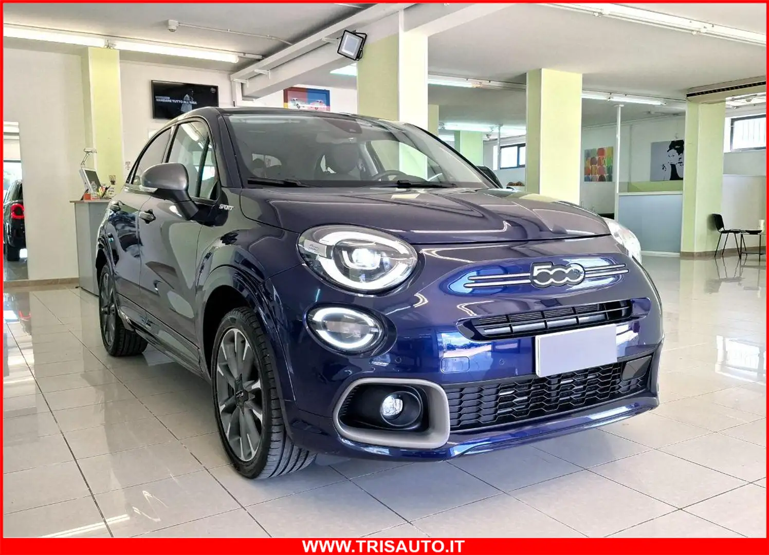 Fiat 500X 1.3 MJT Sport NEOPATENTATI (FULL LED+PELLE+NAVI) Blau - 1