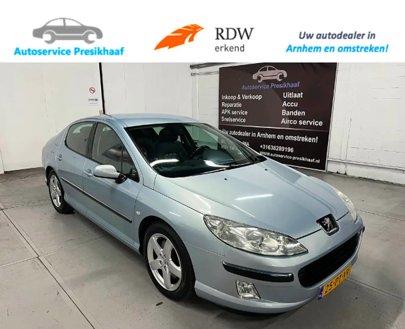 Peugeot 407 3.0-24V V6 XT Pack Automaat NAVI / VOL-LEDER Gris - 1