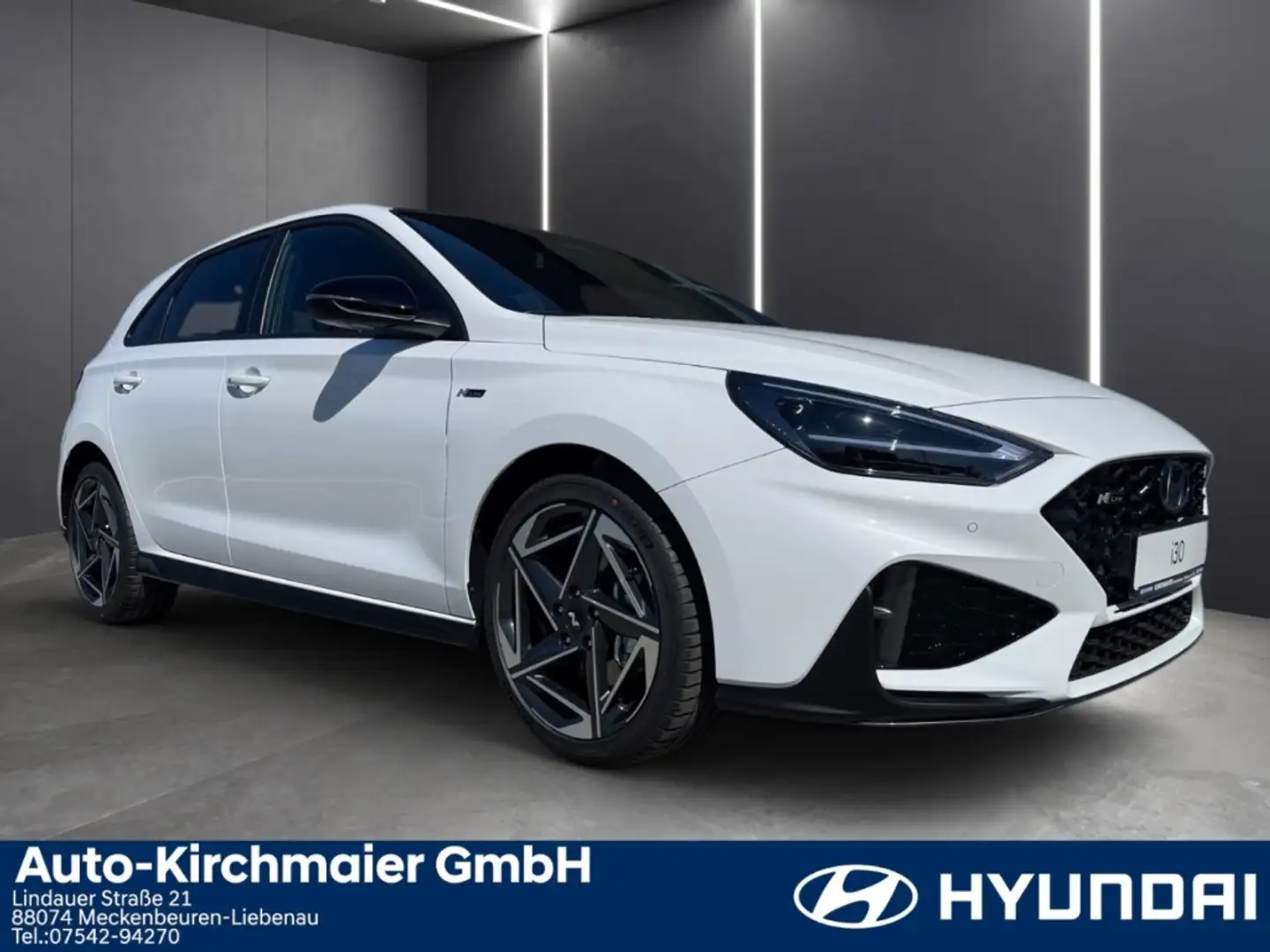 Hyundai i30 N Line Mild-Hybrid 1.5 T-GDI Sportpaket Panodach L Weiß - 2