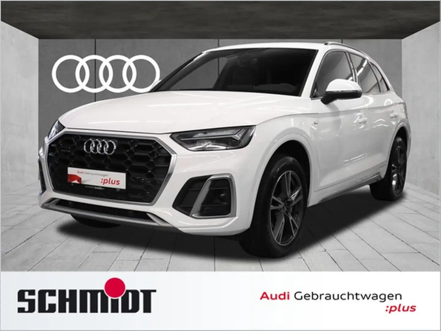 Audi Q5 50 TFSI e quattro S line LM19 Navi+ Businessp. ... Weiß - 1