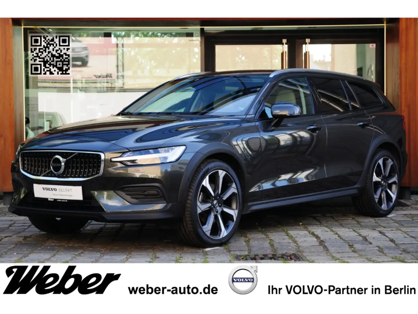Volvo V60 Cross Country D4 AWD PRO *Kam*CD*AHK*BLIS*Leder*beige* Grey - 1