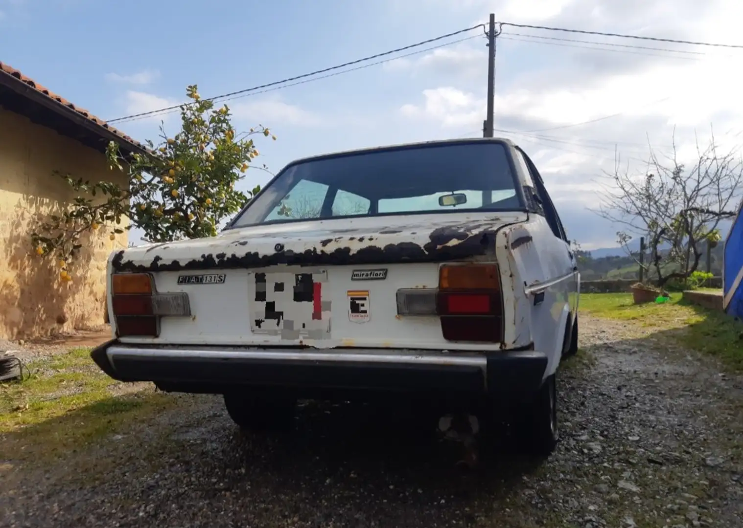 Fiat 131 131 S Blanc - 1