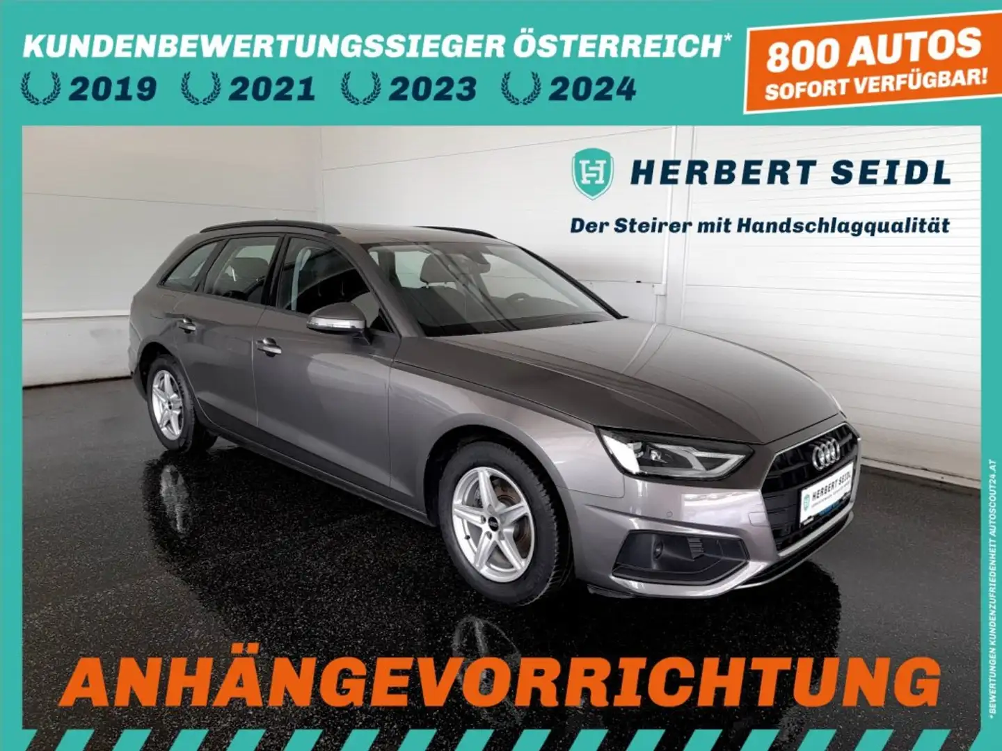 Audi A4 Avant 2,0 TDI S-tr. *SKY / VOLL LED & FLA / NAVI / AHV & KAMERA / E-KLAPPE / KEYLESS* Grau - 1