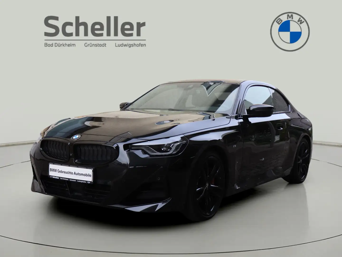 BMW 220 i Coupé M Sport HK HiFi DAB LED WLAN GSD RFK Noir - 1