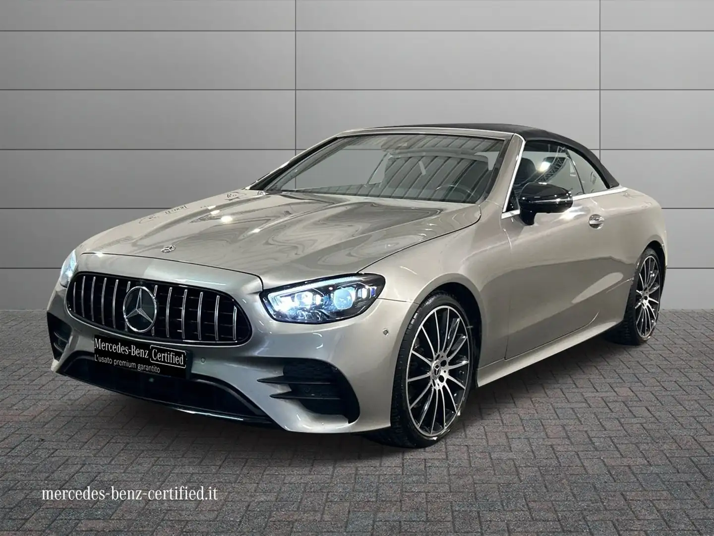 Mercedes-Benz E 220 E Cabrio 220 d Premium auto my20 Argento - 1