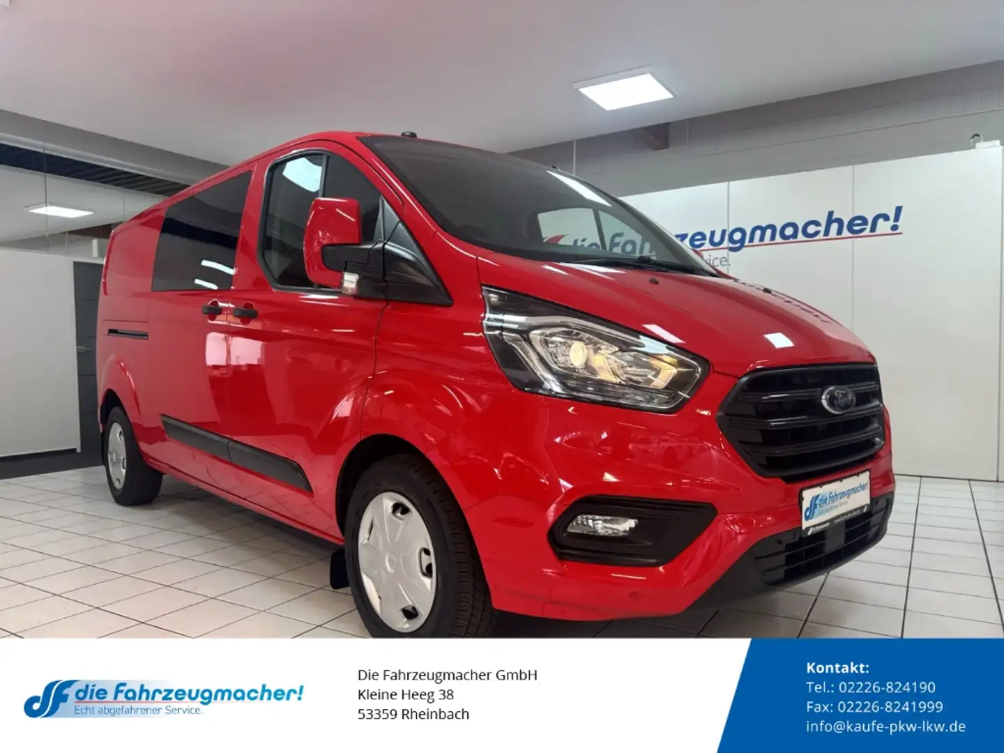 Ford Transit Custom Kasten 340 L2 Trend 2.0 TDCi Navi Apple CarPlay An Roşu - 1