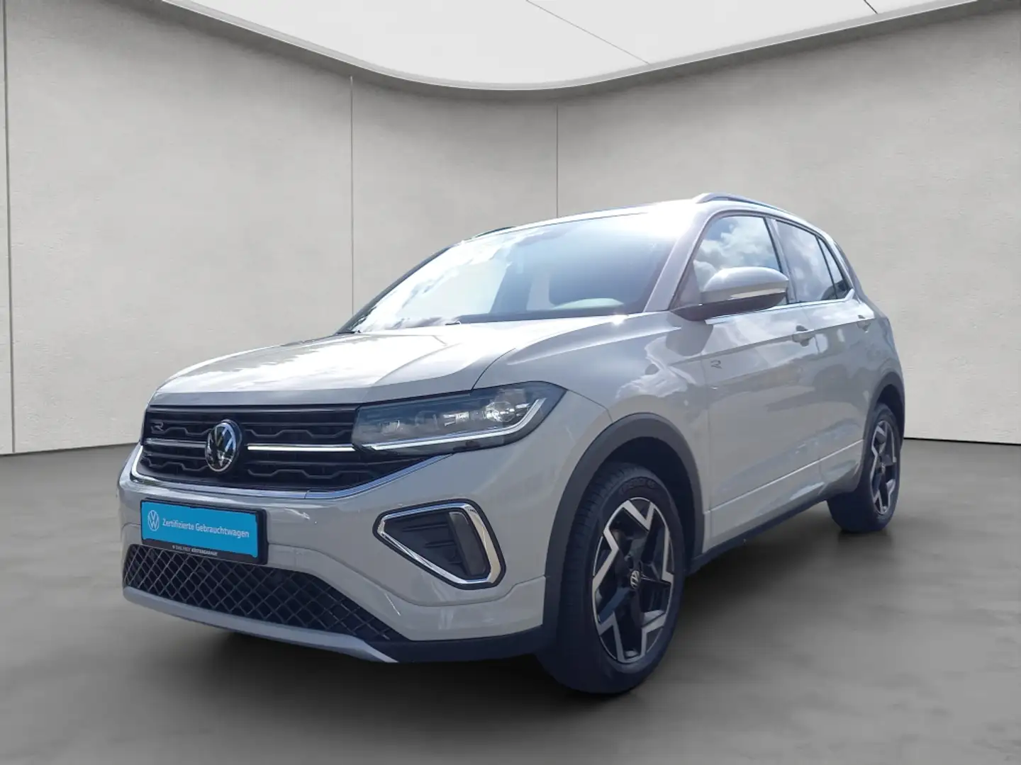 Volkswagen T-Cross 1.0 TSI -R-Line- DSG LED/ Navi/ App-Co Grau - 2