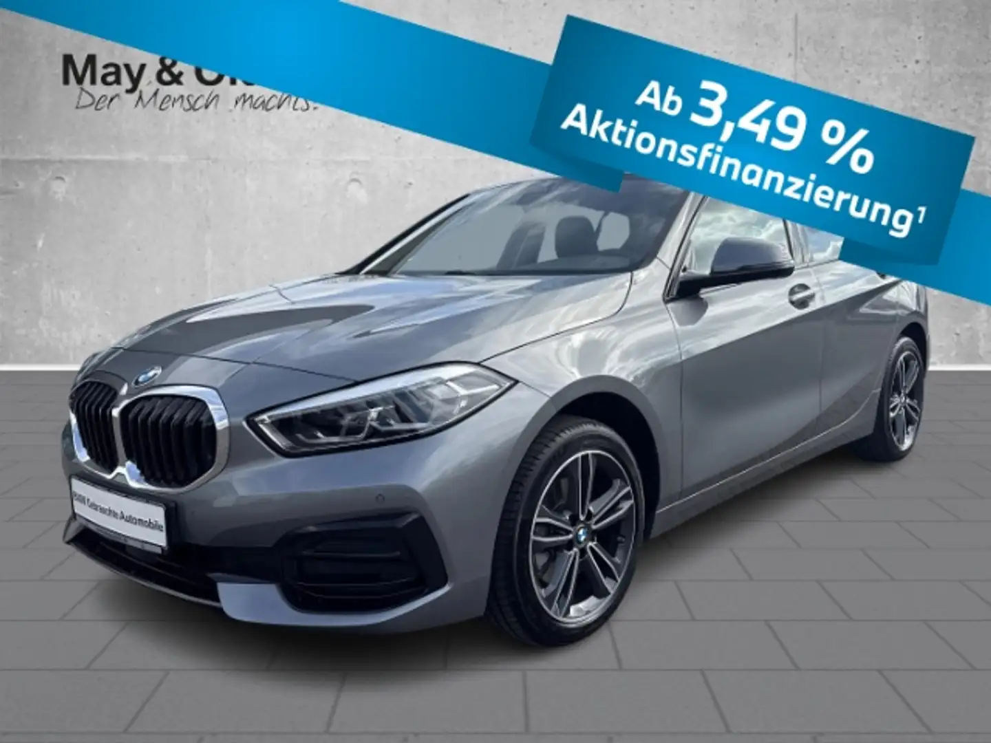 BMW 118 i Sport Line +LED+Navi+6-Gang+Lenkradhzg+DAB+ Gris - 1