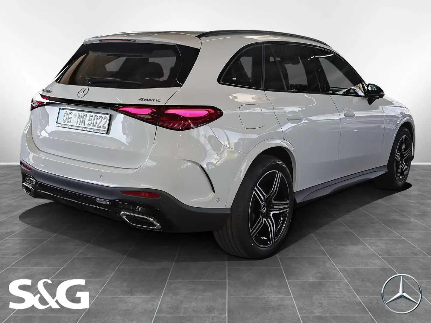 Mercedes-Benz GLC 220 d 4M AMG Distronic+360°+DIG-LED+Pano+AHK Weiß - 2