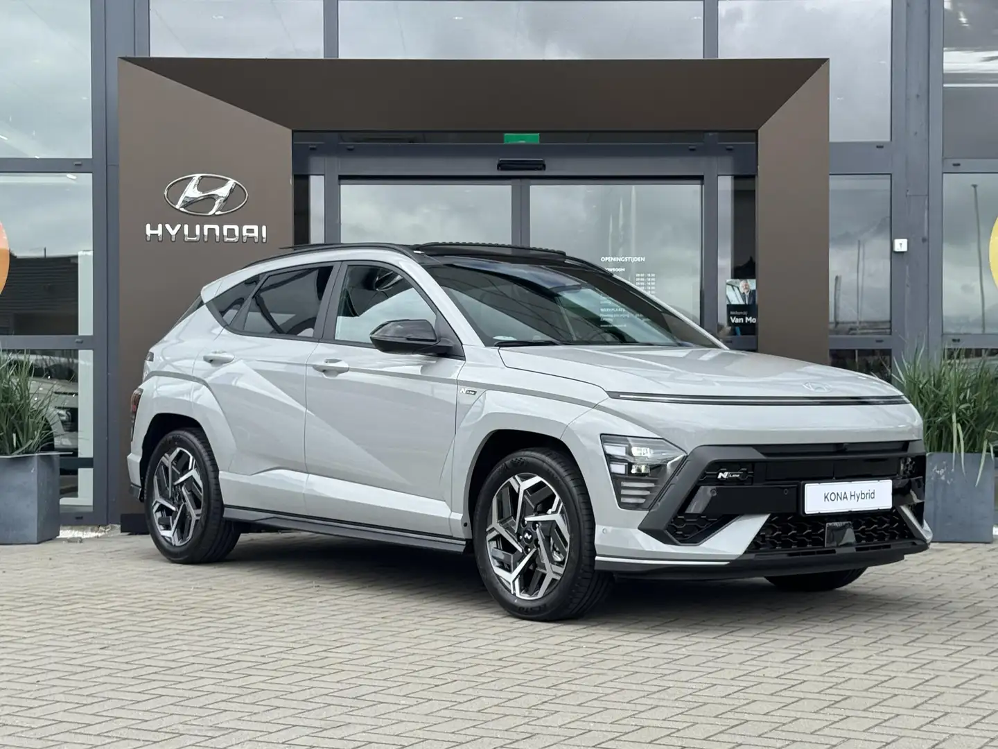 Hyundai KONA 1.6 GDI HEV N Line Sky | Stoelverwarming/verkoelin Grau - 2