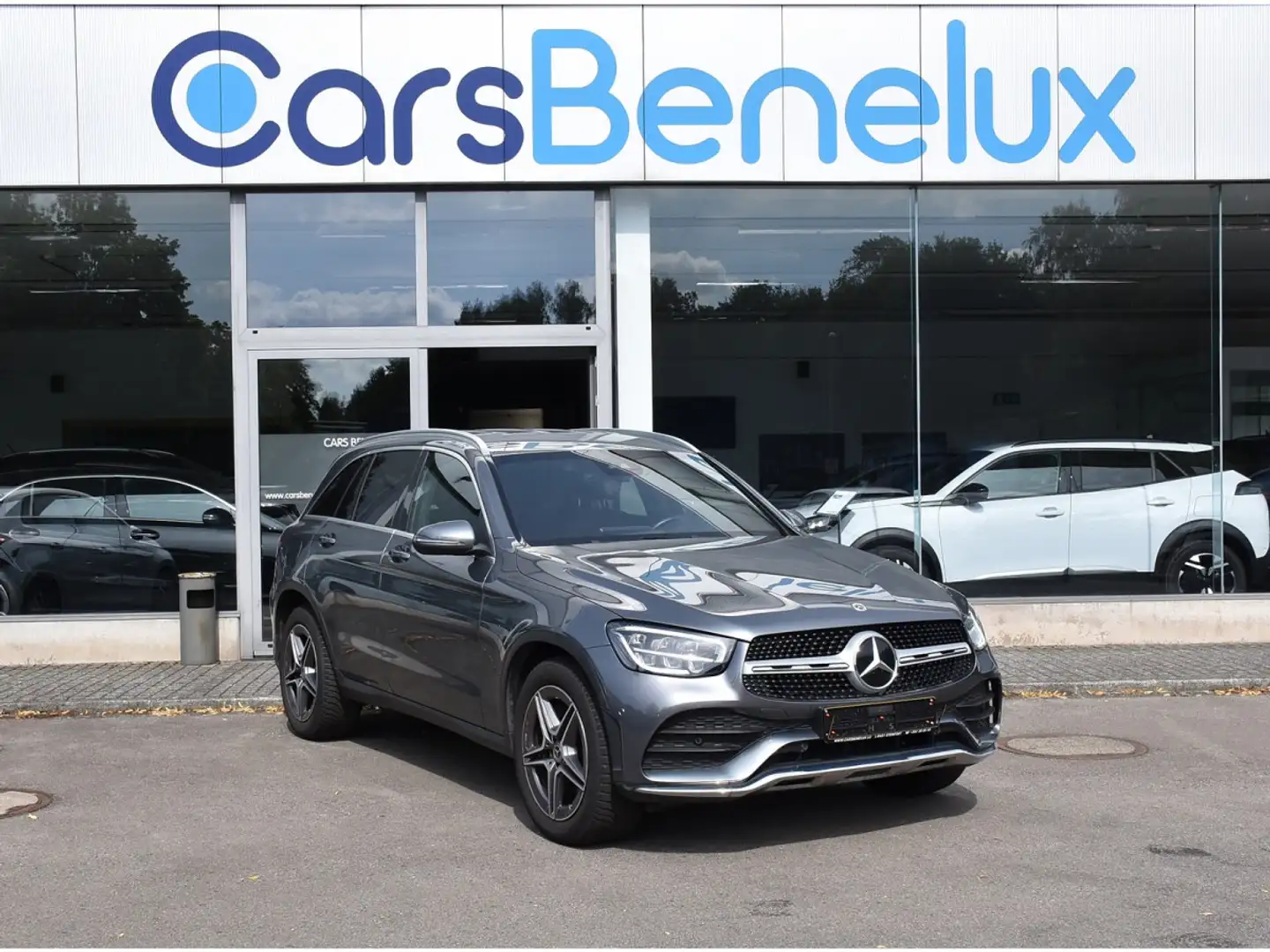 Mercedes-Benz GLC 220 CDI 4Matic AMG Line 9G GPS  ANGLE MORT ATT RMQ 1°M Gris - 1