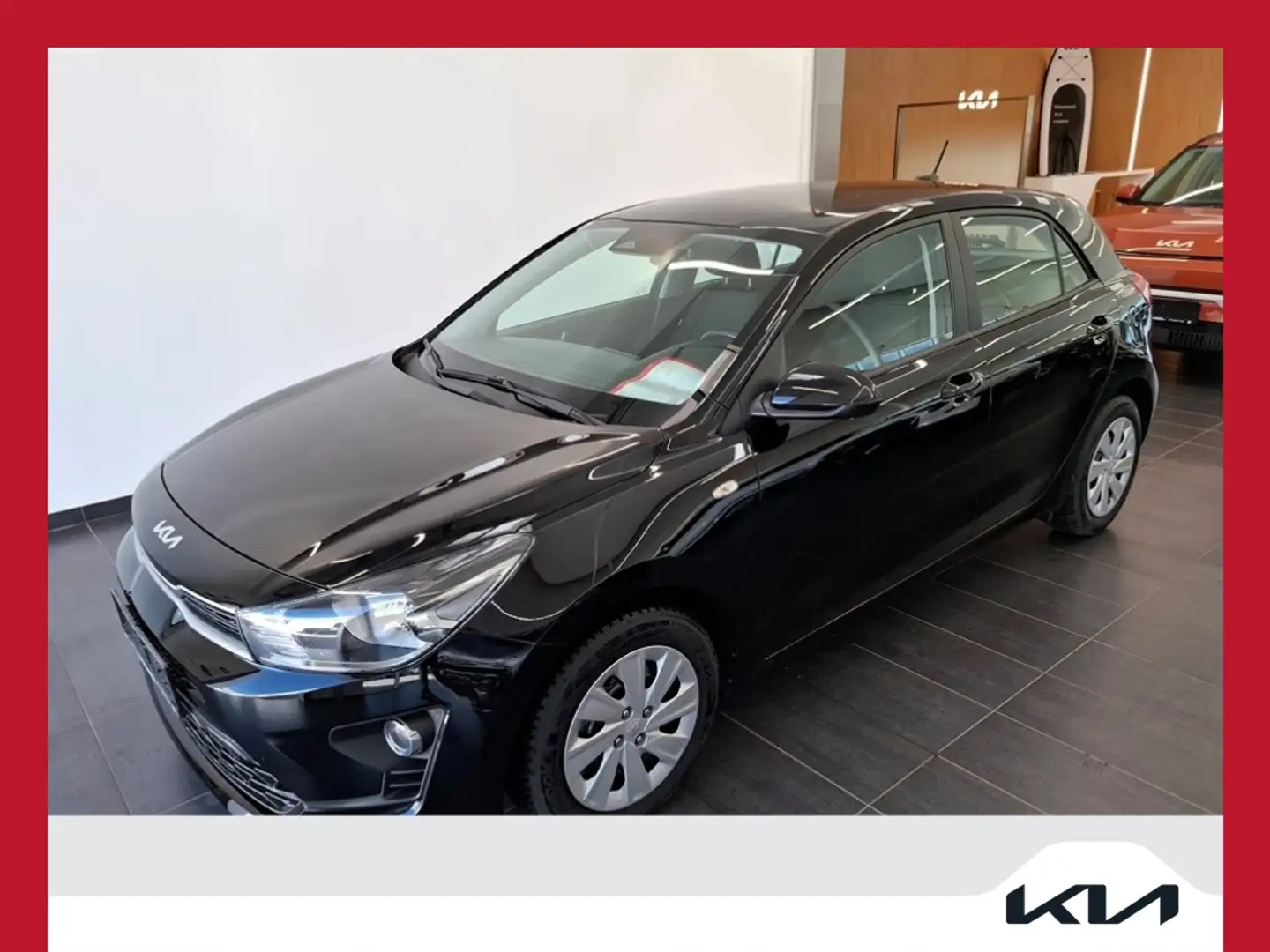 Kia Rio 1,2 DPI Titan ISG Zwart - 1
