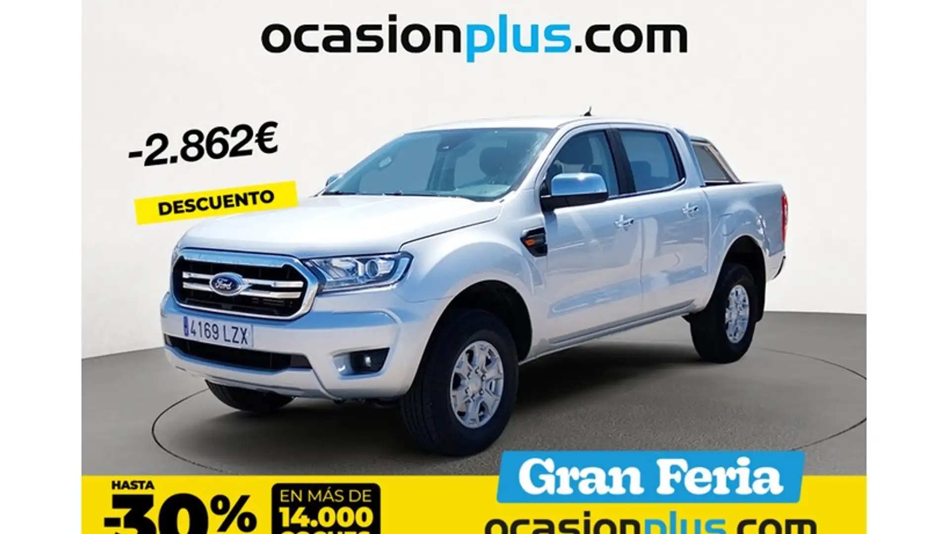 Ford Ranger 2.0 Ecoblue S&S DCb. XLT 4x4 170 Silber - 1