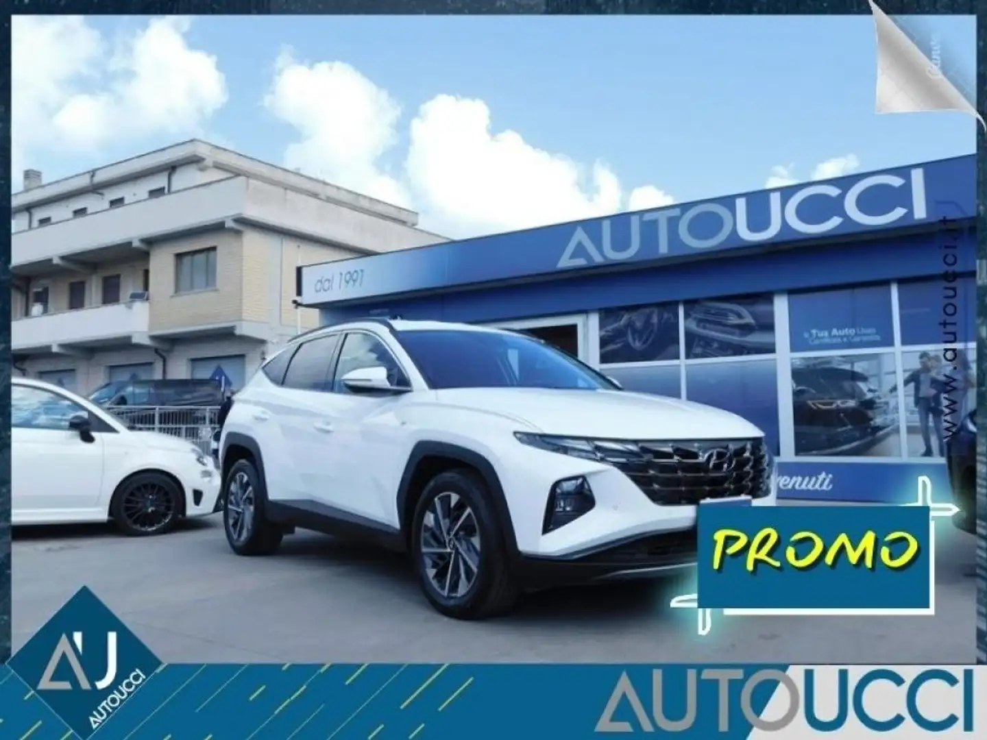 Hyundai TUCSON 1.6 CRDI 48V MHEV XLine Carplay Navi Bianco - 1